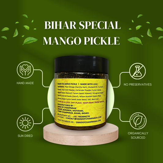 Bihar Special Mango Pickle (Champaran Aam Ka Achar)