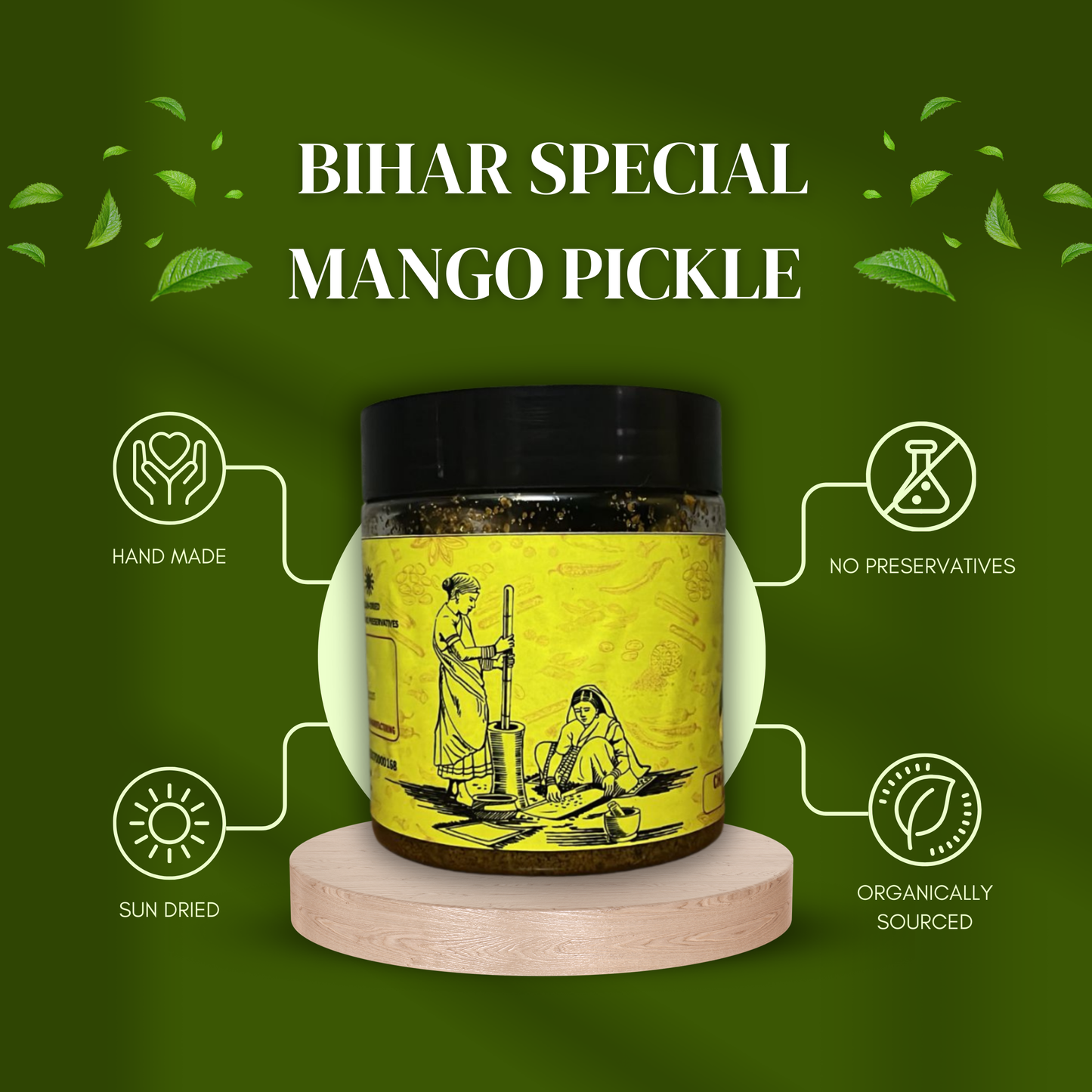 Bihar Special Mango Pickle (Champaran Aam Ka Achar)